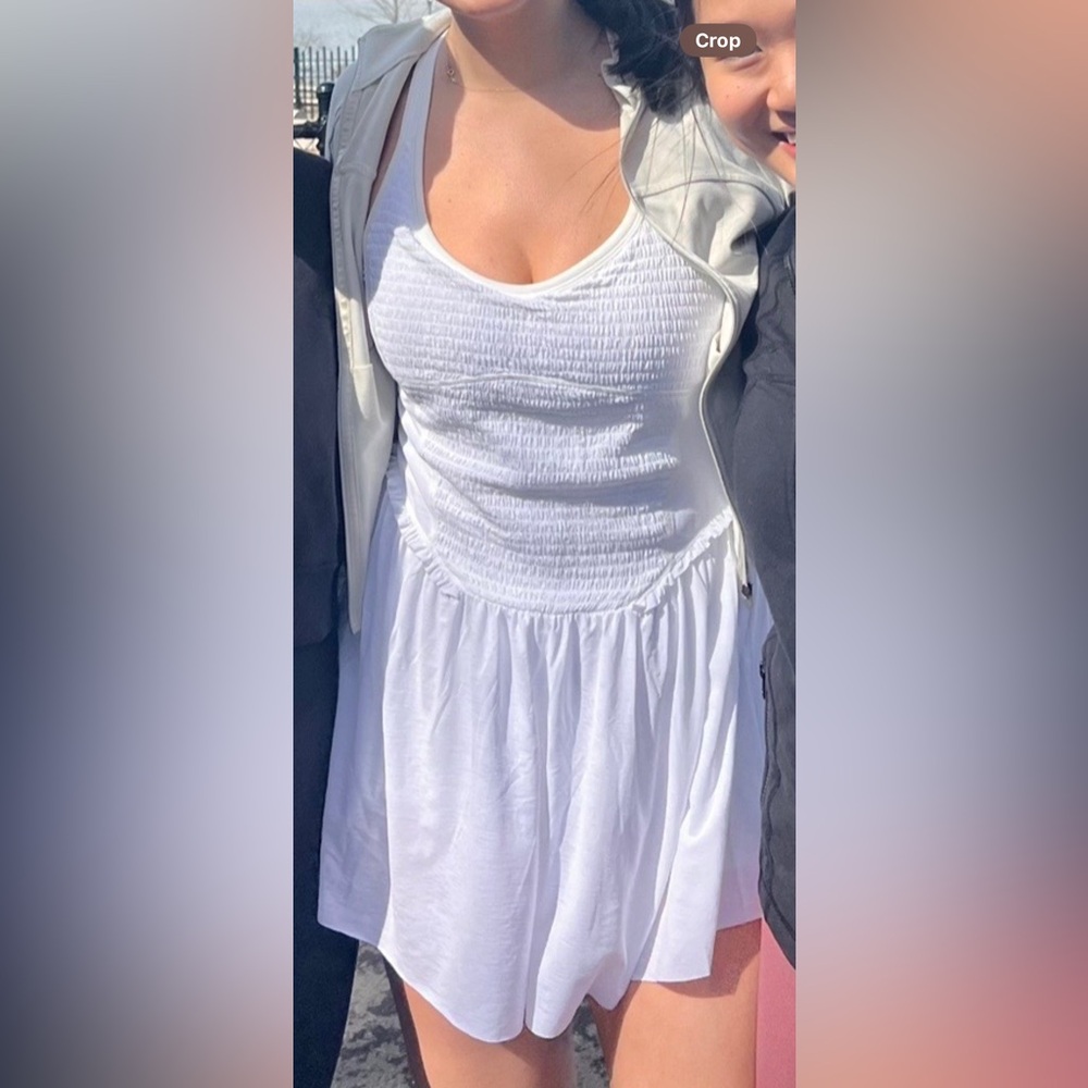 FP movement white athletic dress size M